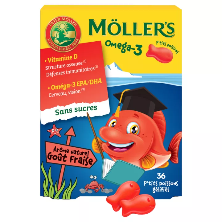 Möller's Omega 3 Little Fish 36 Gummibärchen