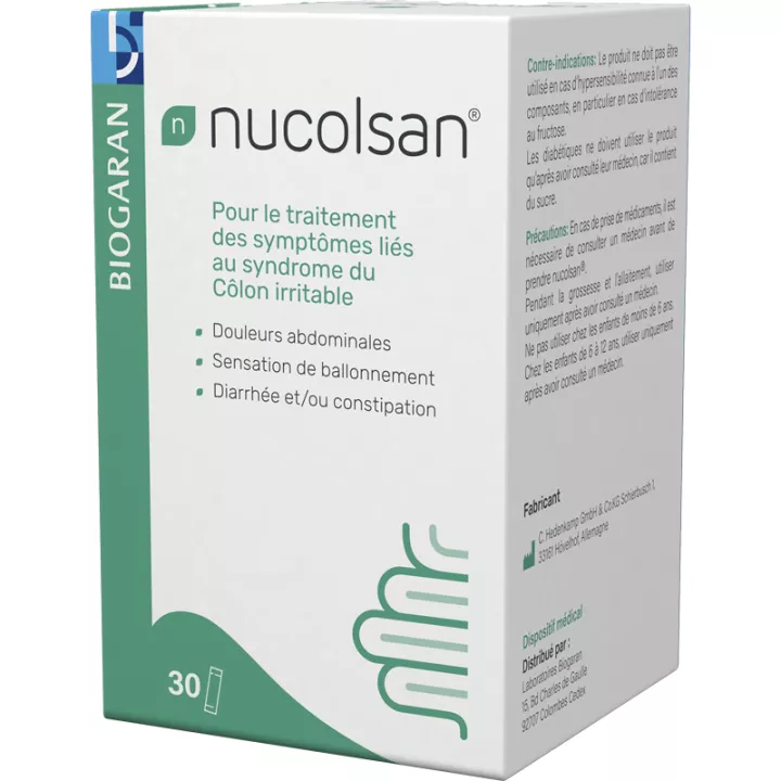 Nucolsan 30 sobres síndrome del intestino irritable 