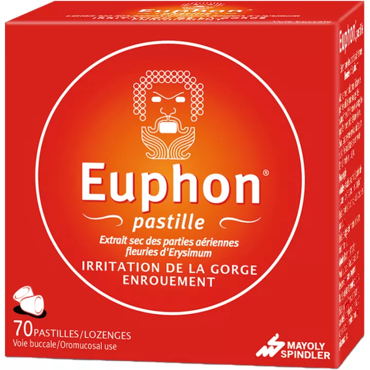 Euphon Sore throat 70 Sucking lozenges