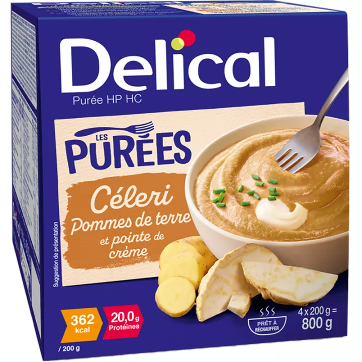 Delical Les Purée HP HC 4x200g