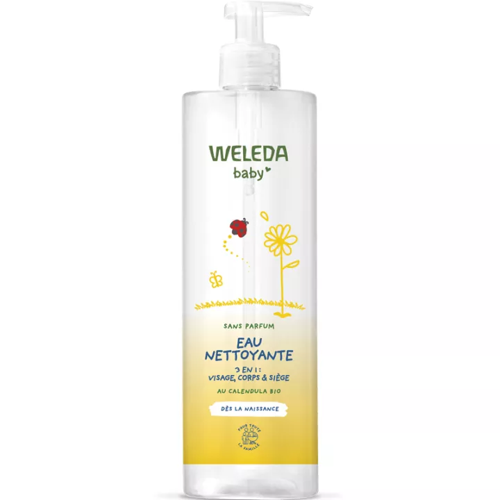 Weleda Baby Calendula Reinigungswasser ohne Parfum 400 ml