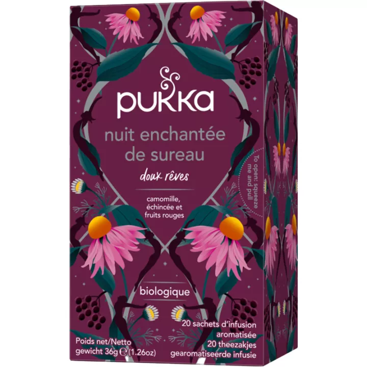 Pukka Bio Kräutertee Nacht Zauberhafte Holunderblüte 20 Beutel