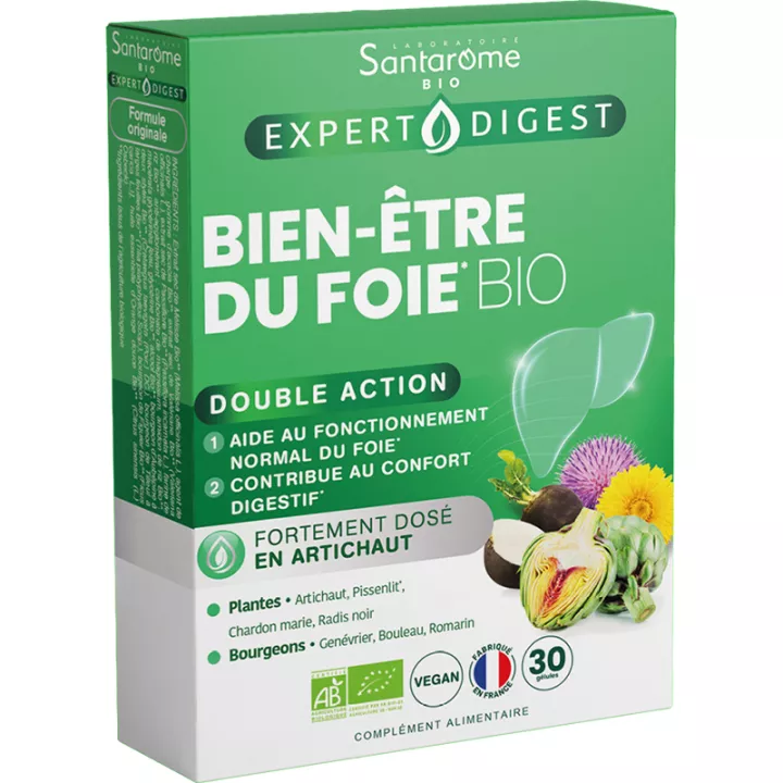 Santarome Benessere organico del fegato 30 capsule 