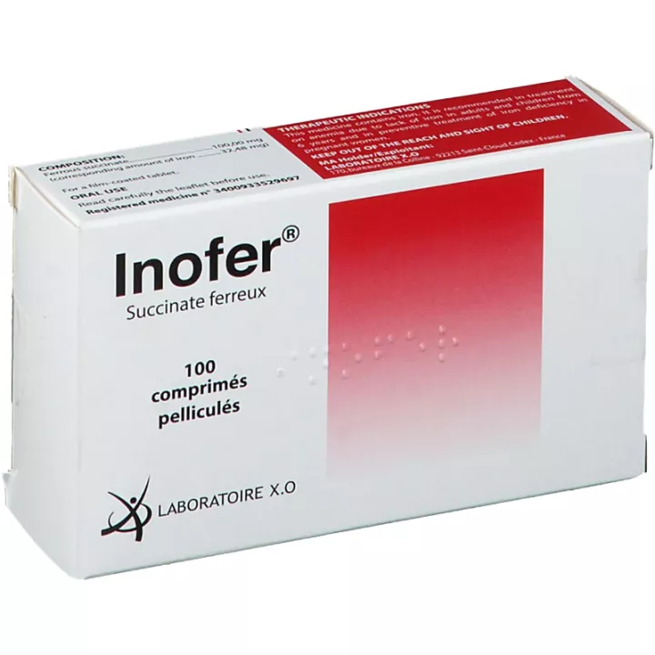 Inofer - Anämie - Packung mit 100 Tabletten