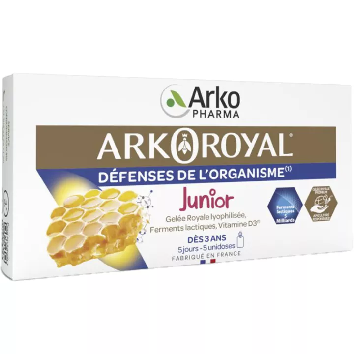 Arkoroyal Défenses de l'Organisme Junior 5 Unidoses