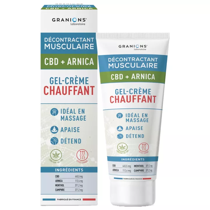 Granions Muscle Relaxing Warming Cream Gel 75 мл