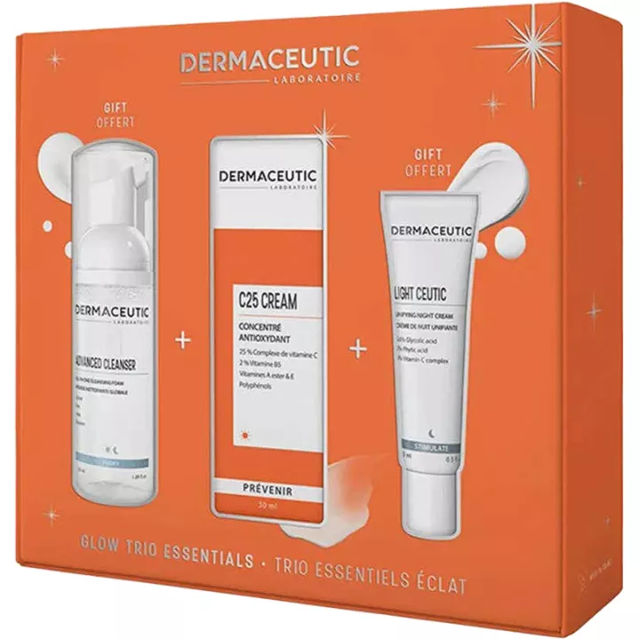 Dermaceutic Trio Essentiels Éclat C25 Cream Set