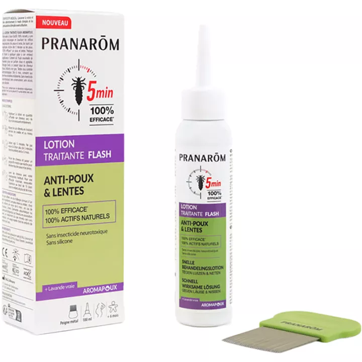 Pranarom Aromapoux Lotion Traitante Flash 5 minutes 100 ml