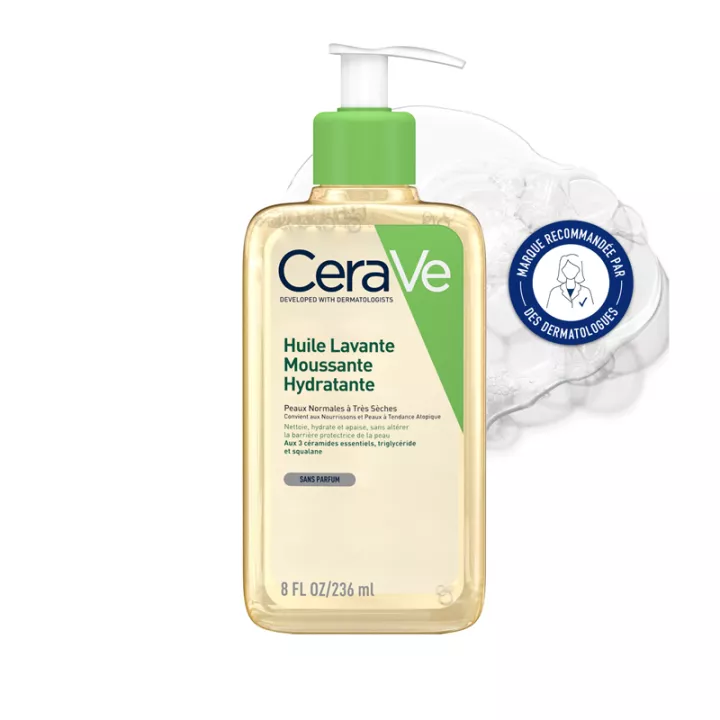 CeraVe Huile Lavante Moussante Hydratante