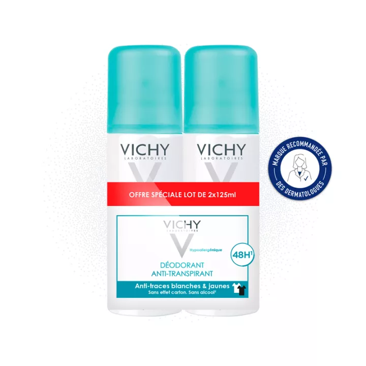 Vichy Deodorant Anti-Transpirant 48h Anti-Traces Spray 125 ml