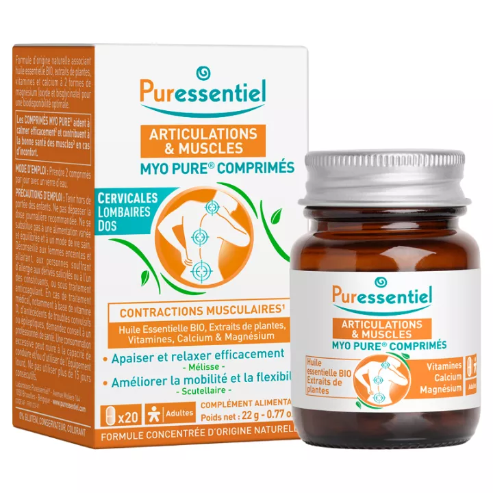 Puressentiel Articulations Muscles Myo Pur 20 таблеток