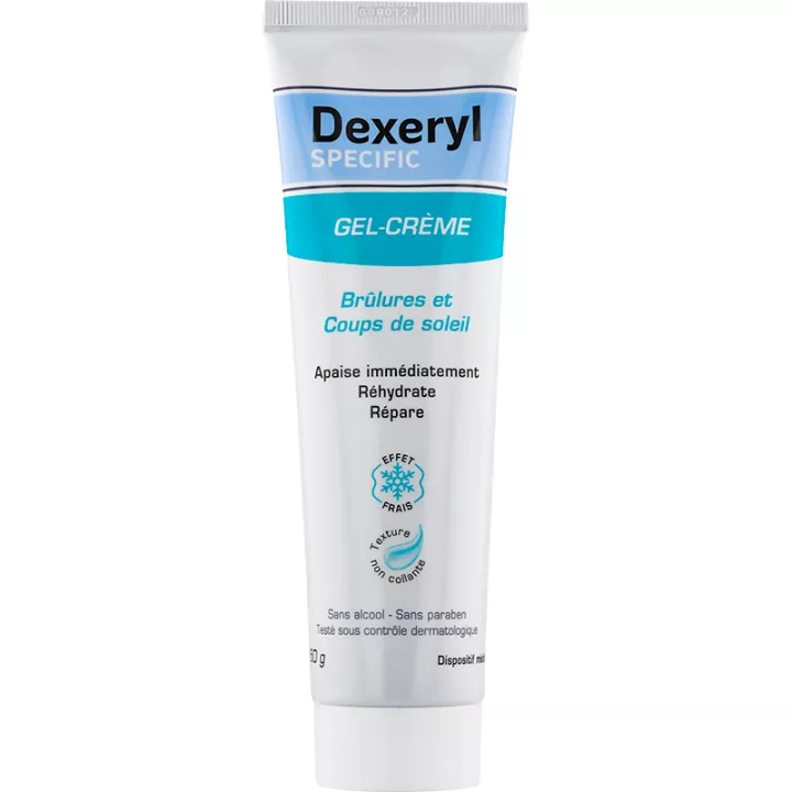 Gel-crema specifico per scottature solari Dexeryl