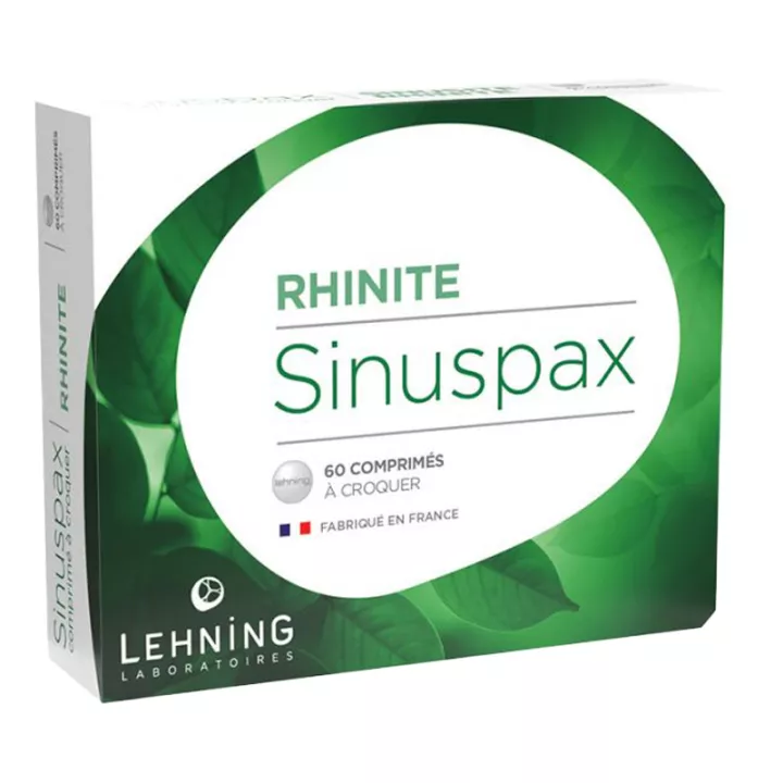 Sinuspax Lehning Sinusitis Rinitis Medicamento homeopático