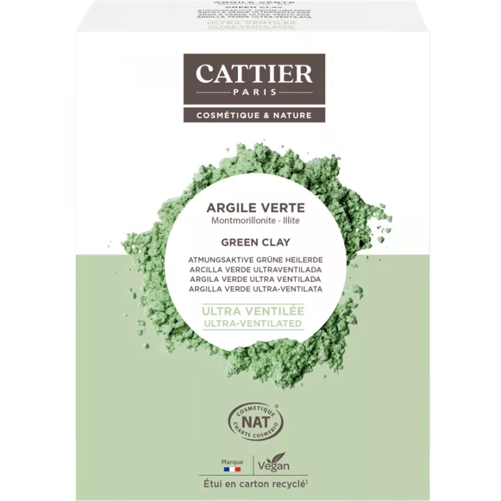 Cattier Ultra Fijne Groene Klei Poeder 250g