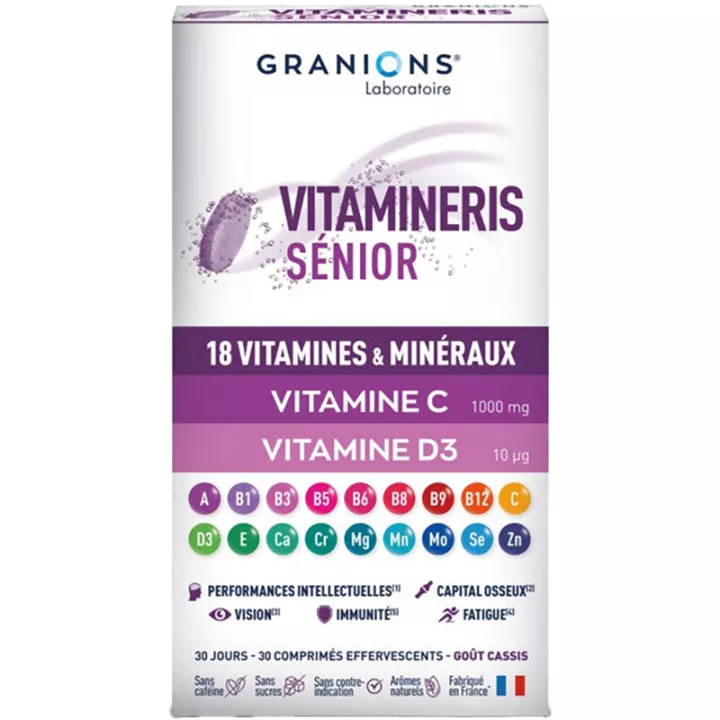 Granions Vitamineris Senior 1000 mg 30 Brausetabletten