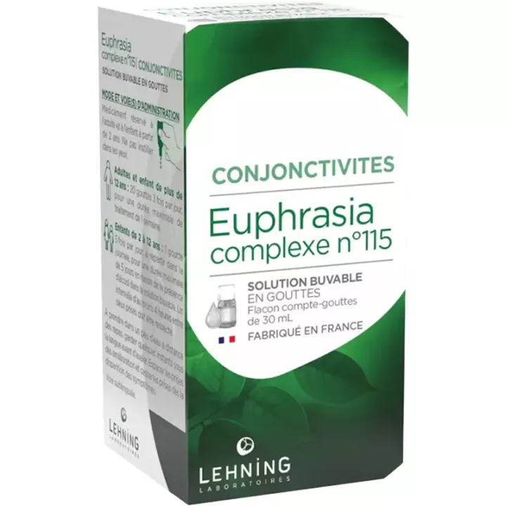 Lehning Euphrasia L115 Homeopathisch Complex Allergische Conjunctivitis