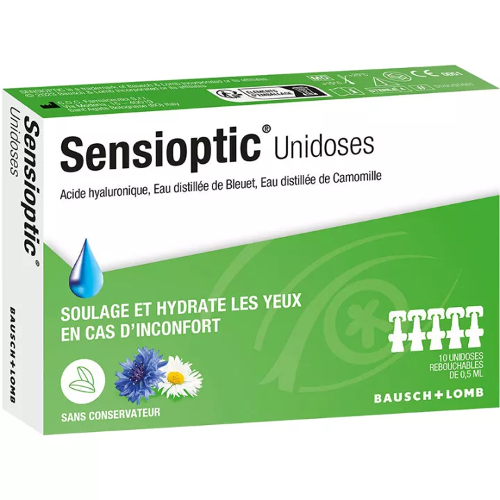 Bausch+Lomb Sensioptic Linderung & Befeuchtung der Augen 10 Einzeldosen