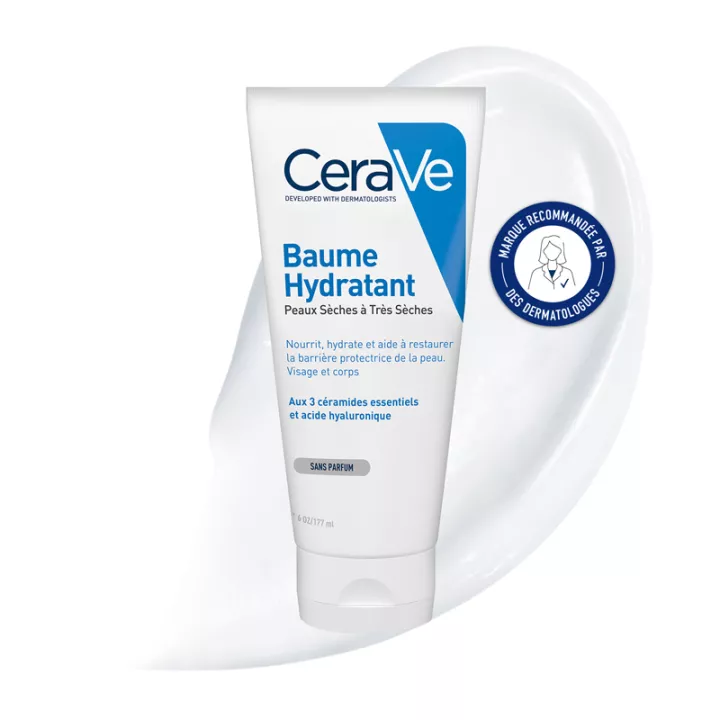 CeraVe Bálsamo Hidratante Cara y Cuerpo Pieles Secas con Tendencia Atópica