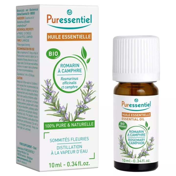 Puressentiel Aceite esencial ecológico Romero Alcanfor 10 ml