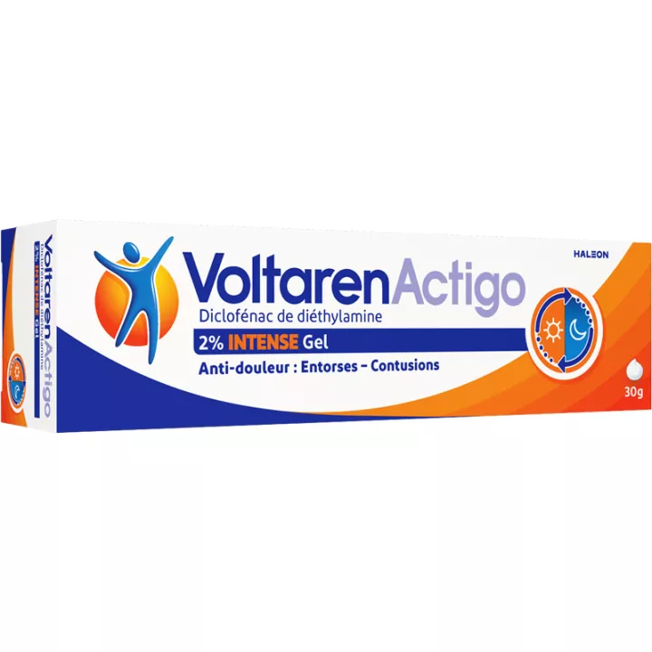 VoltarenActigo 2% Intense Gel Anti-Douleurs Tube de 30 g