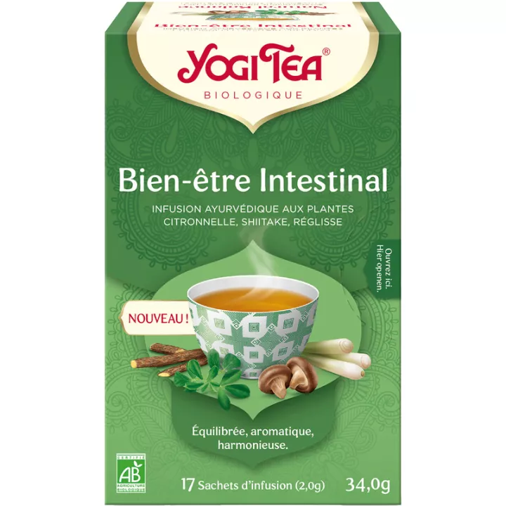 Yogi Tea Bien-Être Intestinal Tisane 17 sachets