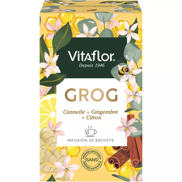 Vitaflor Infuso di Grog 20 bustine da tè