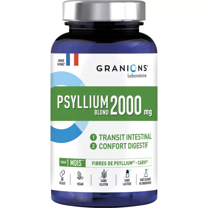 Granions Psyllium 2000 mg 60 Capsules