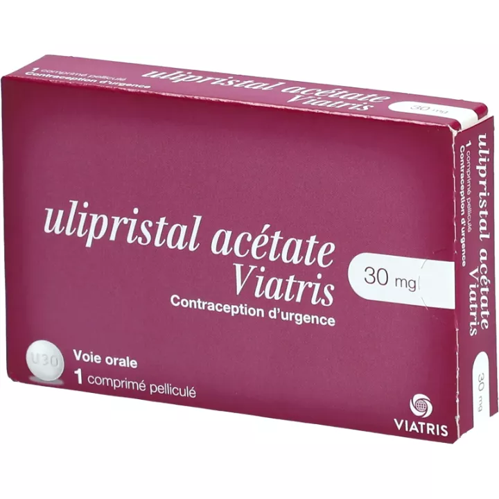 Acetato de ulipristal 30 mg Mylan - 1 comprimido