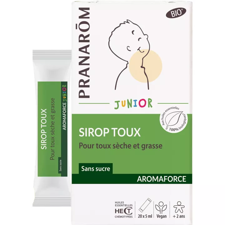 Aromaforce Junior Jarabe para la tos para niños 20x5 ml Pranarom