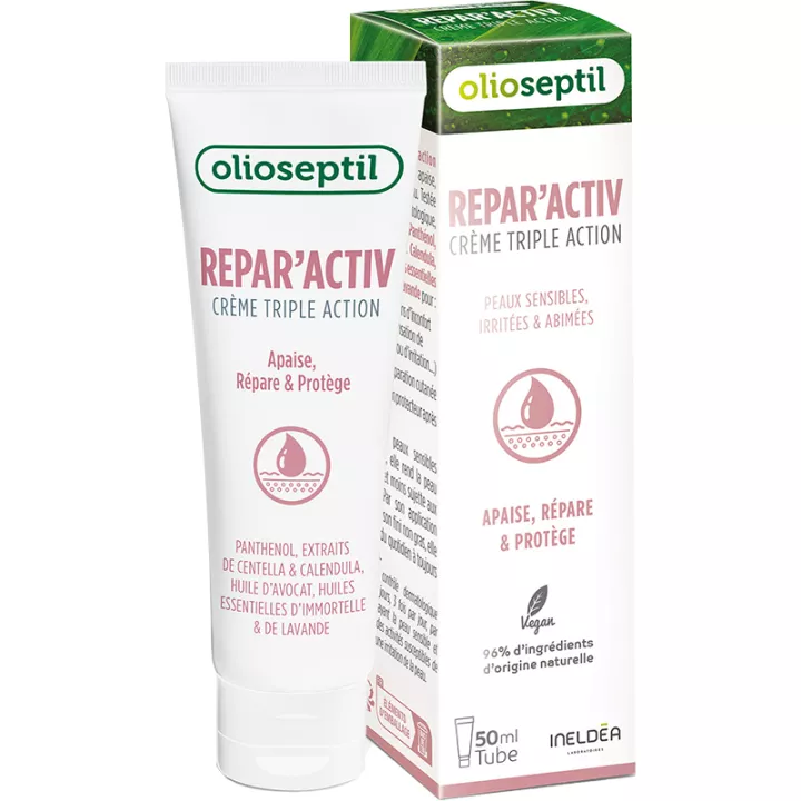 Olioseptil Repar'Activ Drievoudige Actiecrème 50 ml