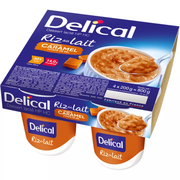 Delical Dessert Lacté HP HC Budino di riso 4x200g