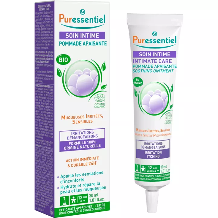 Puressentiel Успокаивающая интимная мазь Organic 30 мл