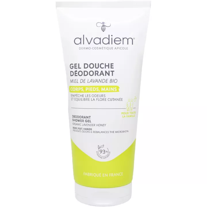 Alvadiem Gel de Duche Desodorizante Pés Corpo Axilas 200ml