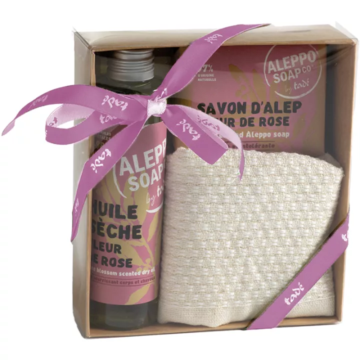 Tadé Rose Flower Gift Set Aleppo Soap