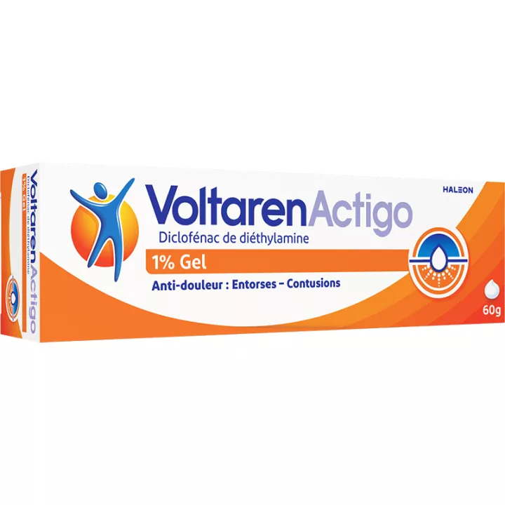 VoltarenActigo 1% Gel Entorses e contusões