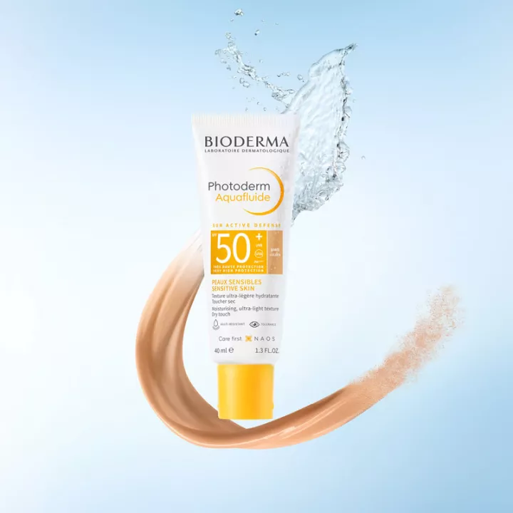 Bioderma Photoderm Aquafluide SPF50+ Золотой оттенок 40 мл