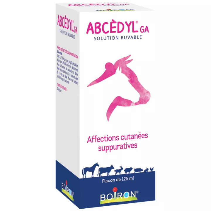 Abcedyl GA Affections Cutanées Boiron Solution Buvable 125 ml