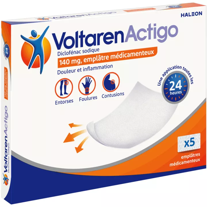 VoltarenActigo Emplatre Médicamenteux 