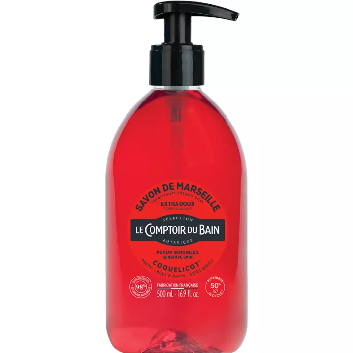 Le Comptoir du Bain Marseille Soap Extra-Gentle Poppy