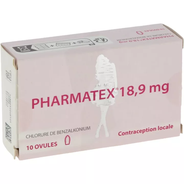 Pharmatex 18,9 mg - Anticoncepción local - óvulos vaginales