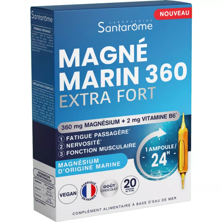 Santarome Marine Magnesium 360 Extra Strength 20 флаконов по 10 мл