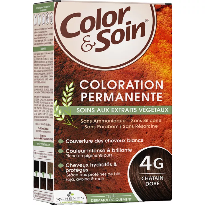 3Chênes Color & Soin Tinte permanente para cabellos dorados