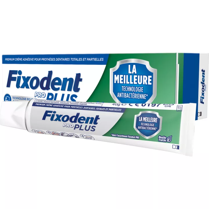 Fixodent Pro Адгезивный крем + антибактериальный дуэт 57 г