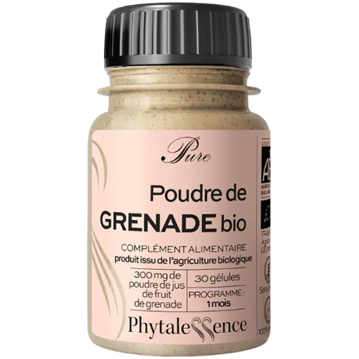 Phytalessence Granada en Polvo BIO 30 cápsulas