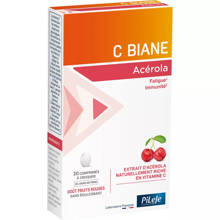 Pileje C-Biane Acerola antioxidant tablets