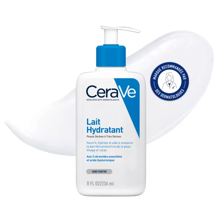 CeraVe Leite Hidratante para o Rosto e Corpo Pele Seca