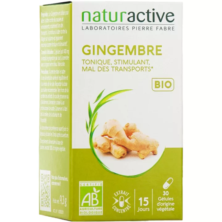 Naturactive Jengibre Ecológico 30 cápsulas