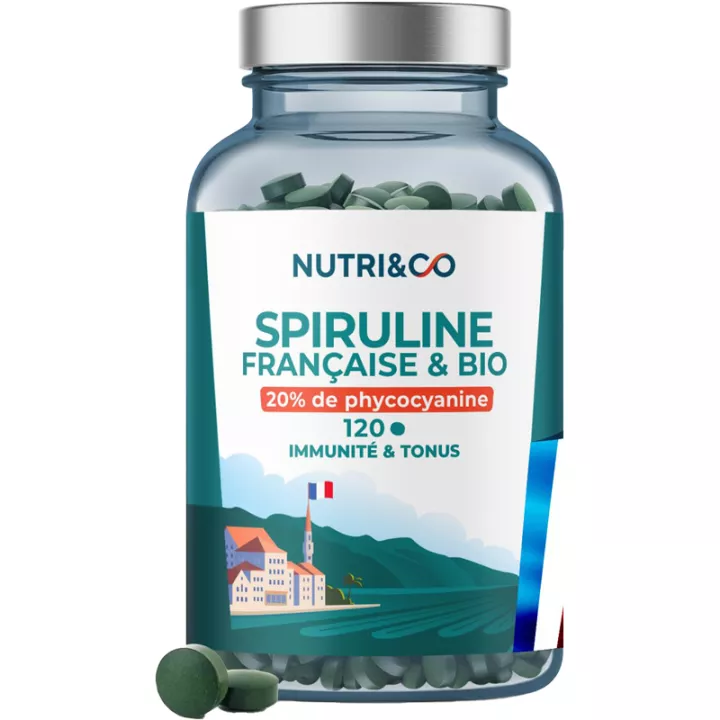 Nutri&amp;Co French &amp; Organic Spirulina 60 Tablets