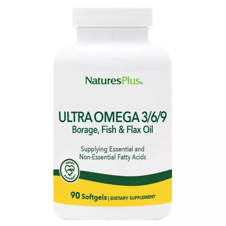 Natures Plus Ultra Omega 3 6 9 90 капсул