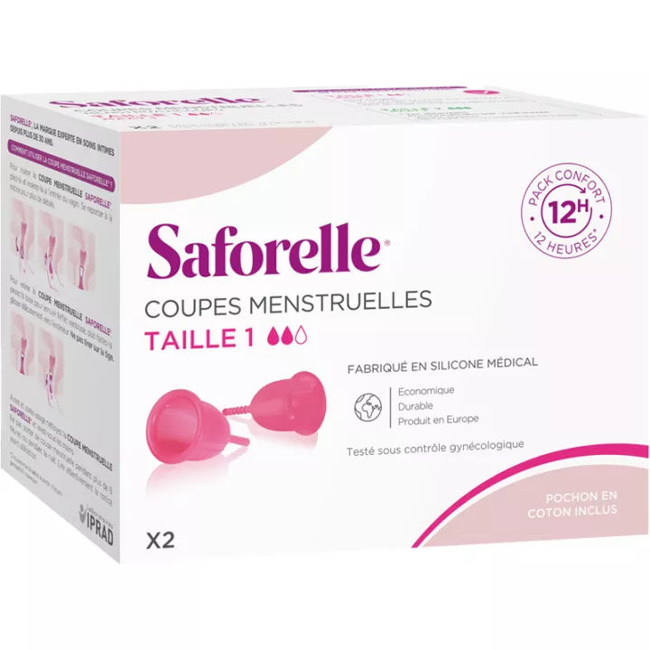 Saforelle Cup Protect Comfort Pack 2 Copas Menstruales